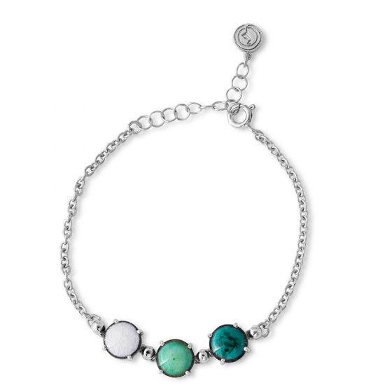Bracciale tre pietre