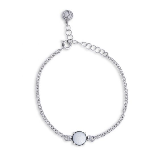 Bracciale una pietra bianco