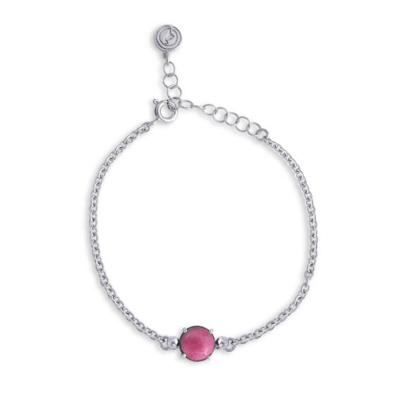 Bracciale una pietra fucsia