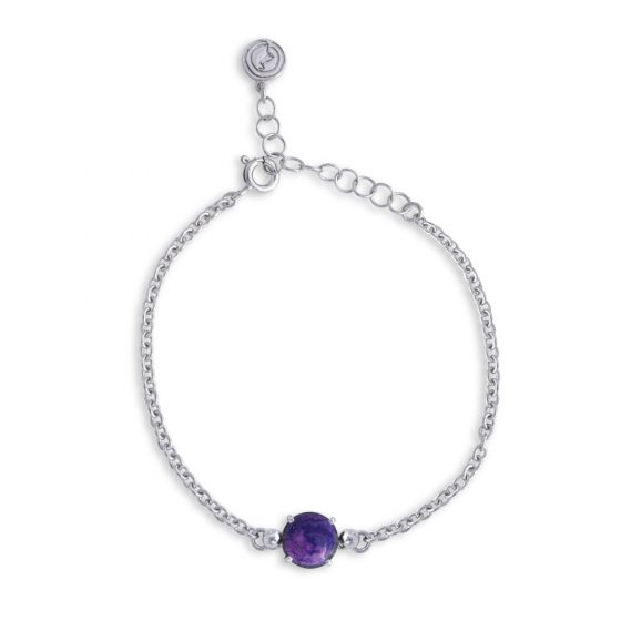 Bracciale una pietra viola